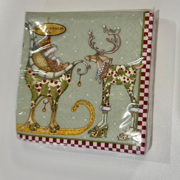 Courtly Check Napkin Set - Picture 5 of 5